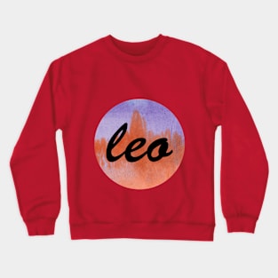 Leo zodiac sign Crewneck Sweatshirt